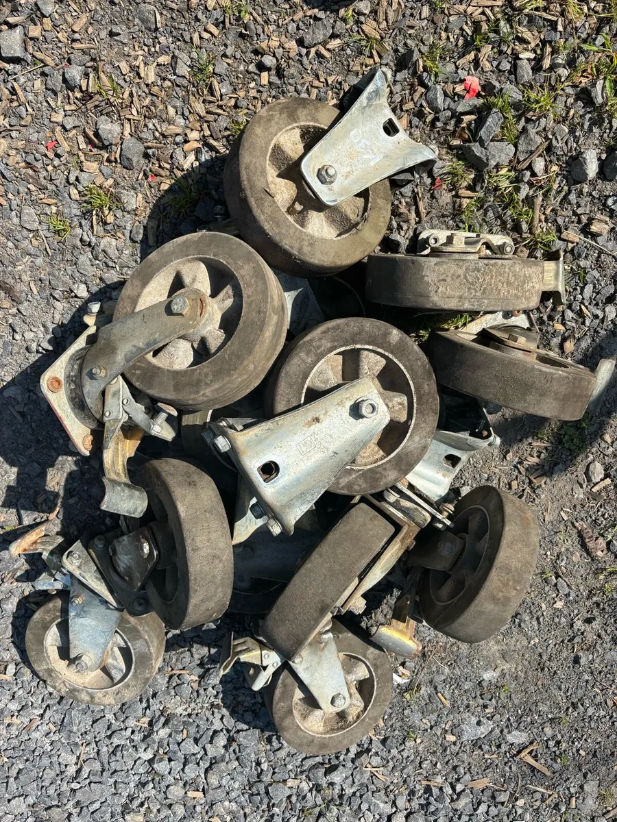 BRAKED CASTOR WHEEL 350KG LOADING - Image 4