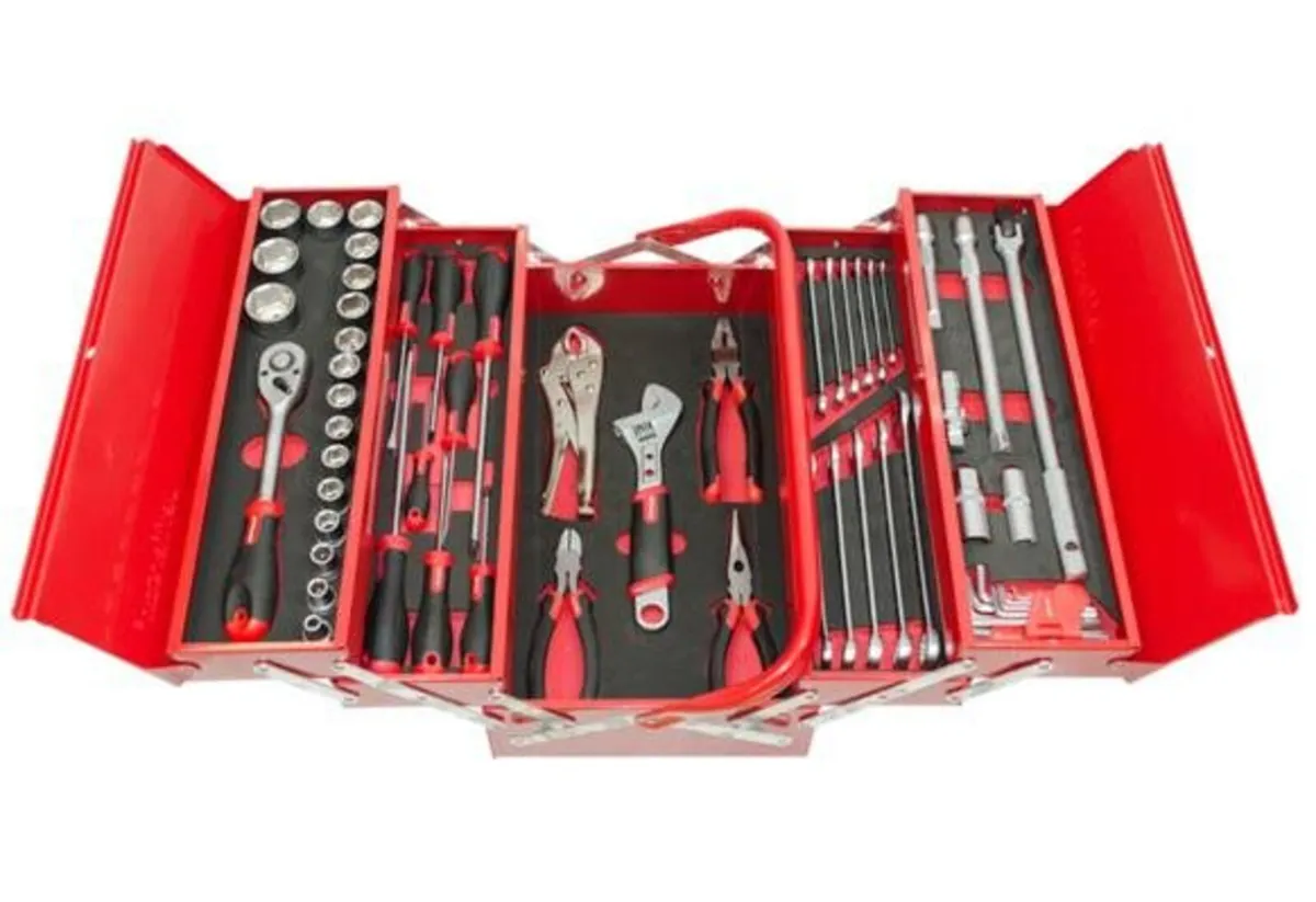 Jefferson 59 Piece Mechanics Tool Toolbox Set