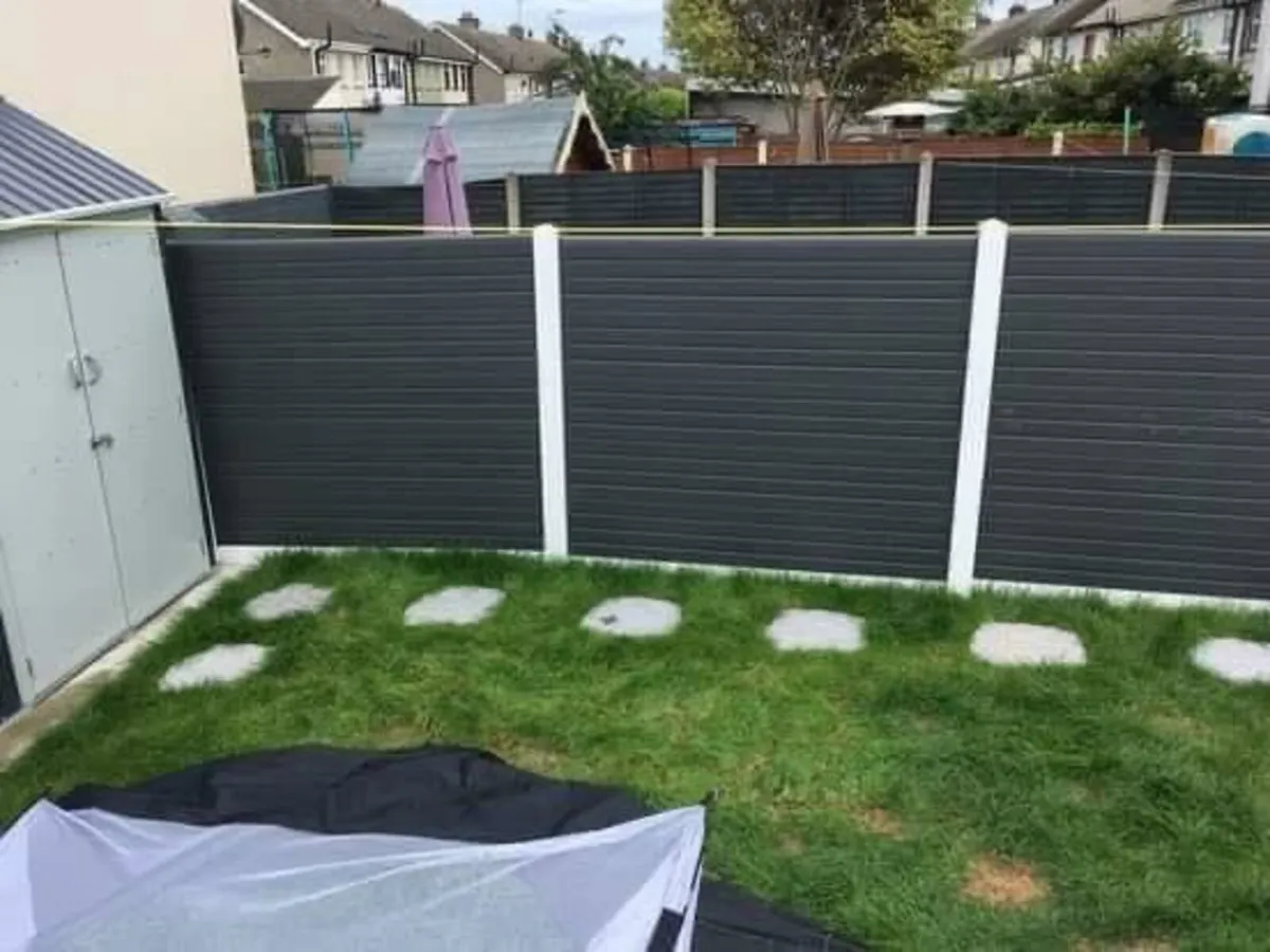 Composite PVC fencing - Image 1