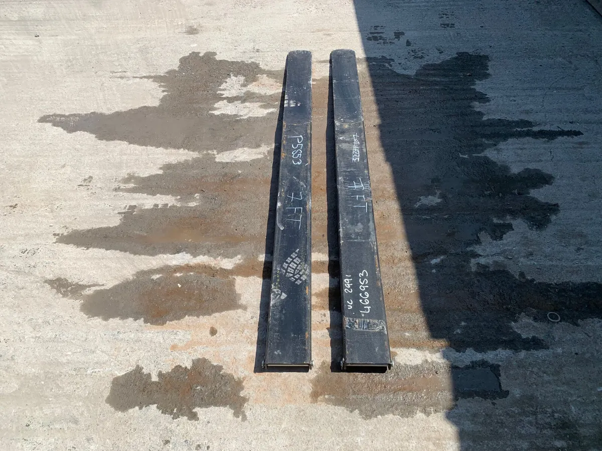 7Ft Pallet Fork Extentions - Image 1