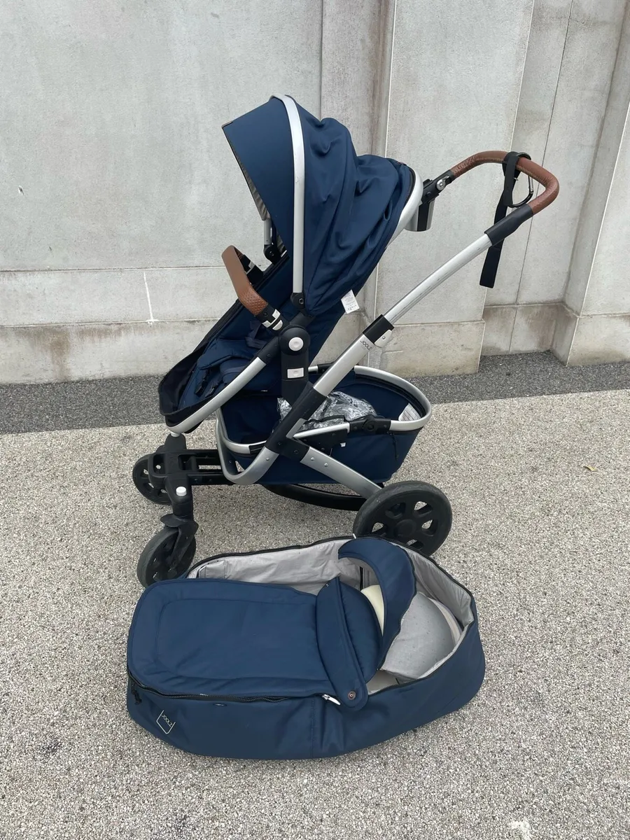 Joolz Geo Buggy Pushchair Stroller in Blue + Carry - Image 4