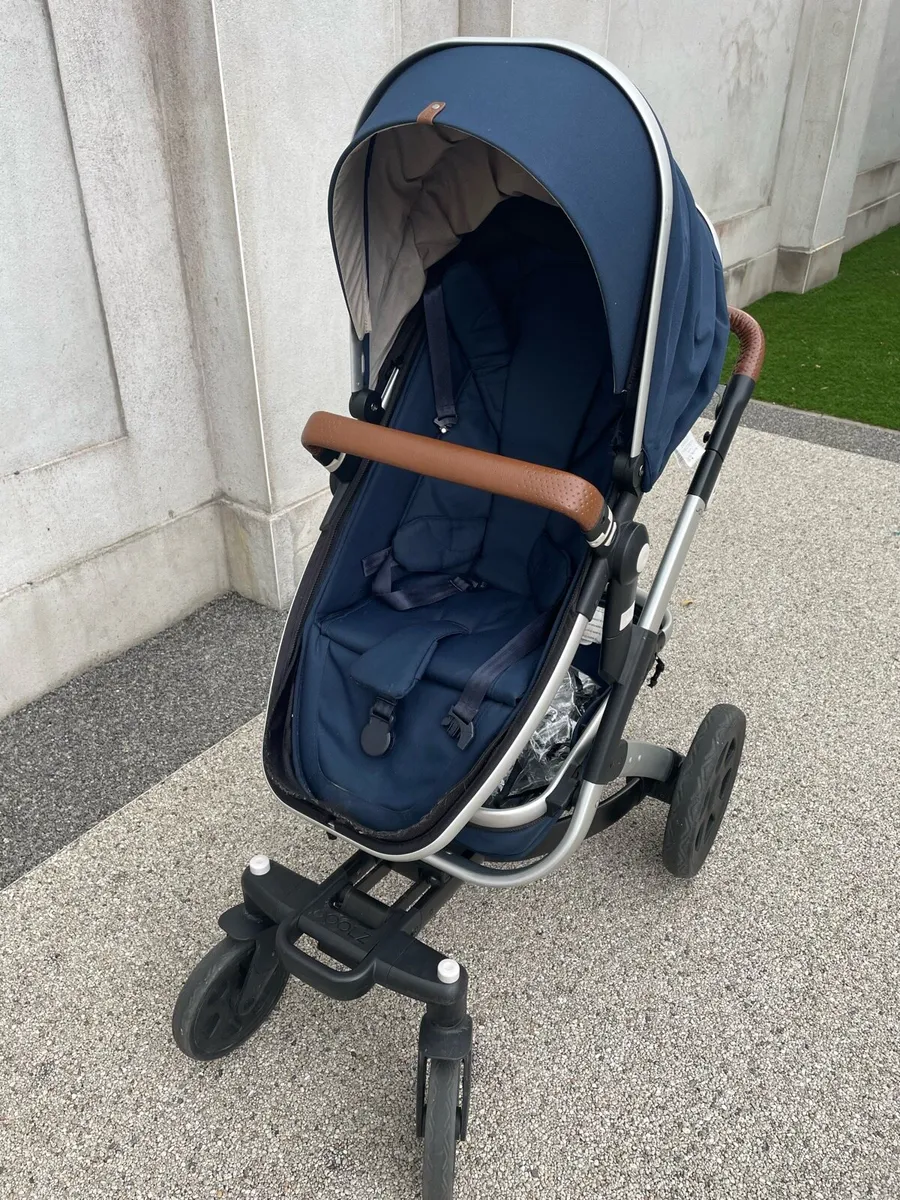 Joolz Geo Buggy Pushchair Stroller in Blue + Carry - Image 2
