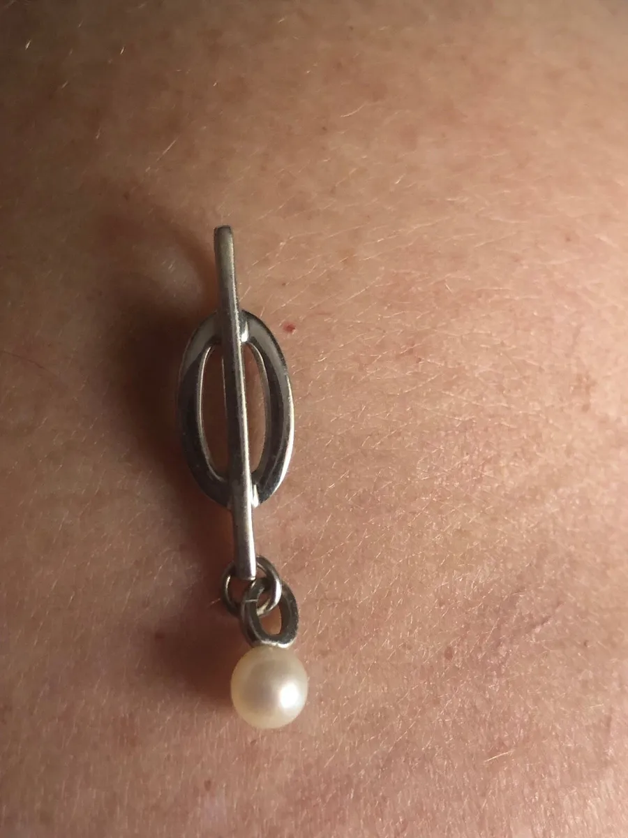 9ct white gold pendant - Image 4