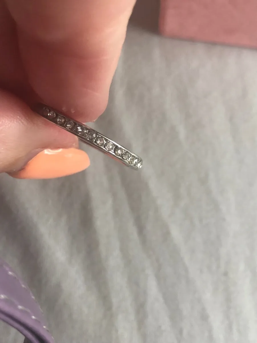 Silver eternity ring - Image 3