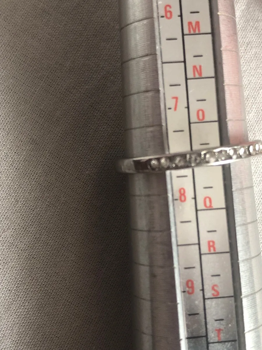 Silver eternity ring - Image 4