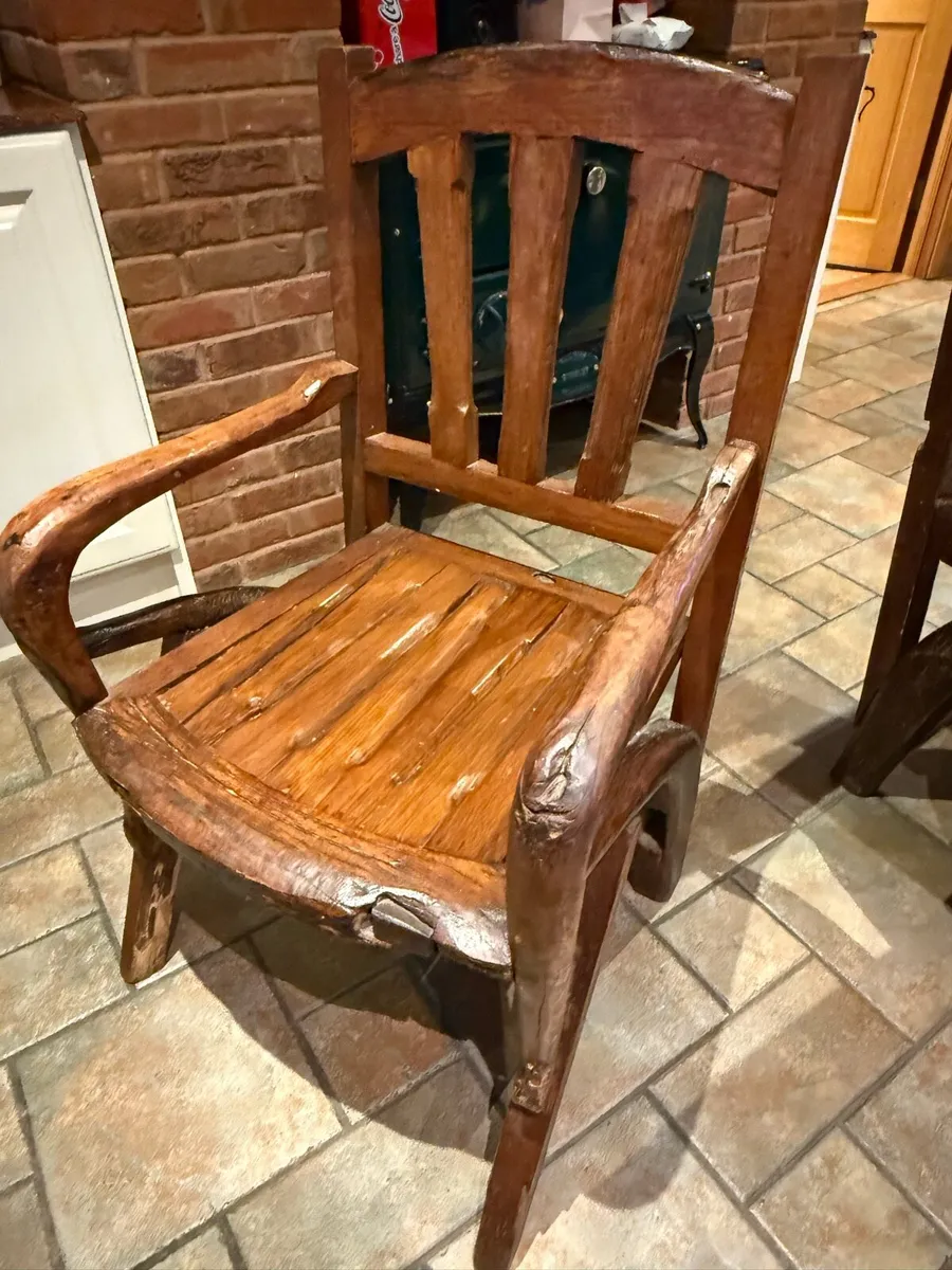 Antique oak table - Image 3