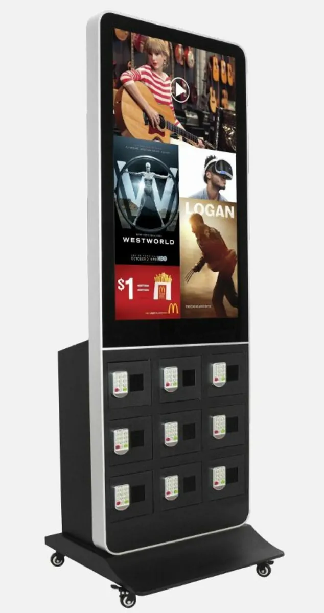 Phone charging kiosk POS, totem, advertising stand - Image 2