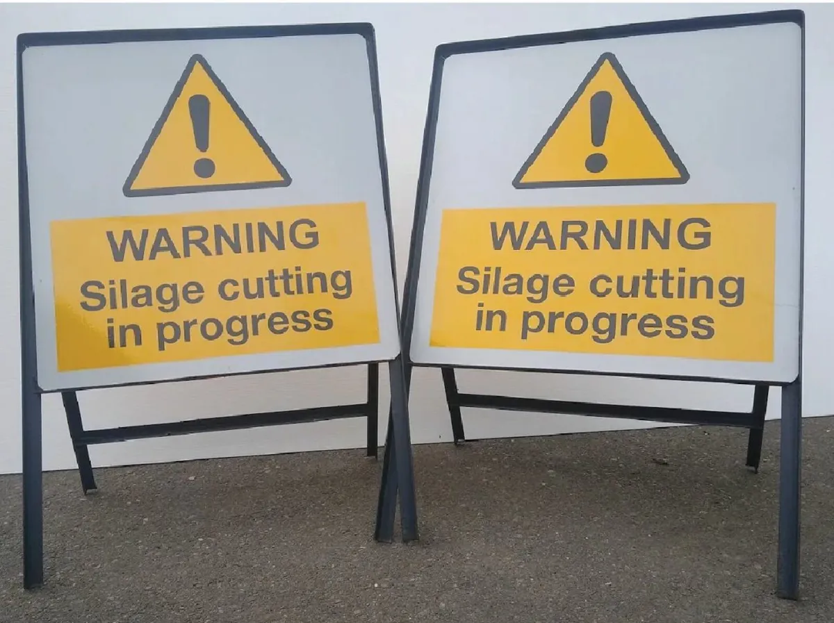 ⚠️ WARNING – Silage Cutting in Progress