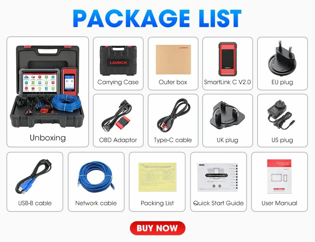 Launch X431 PRO3 V+ ELITE SmartLink Diagnostic - Image 3