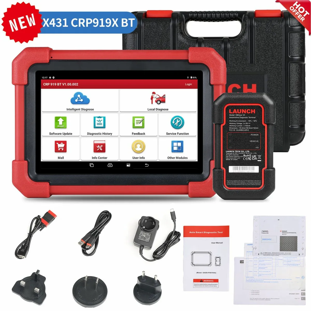 Launch CRP919X BT All System Diagnostic Scanner - Image 3
