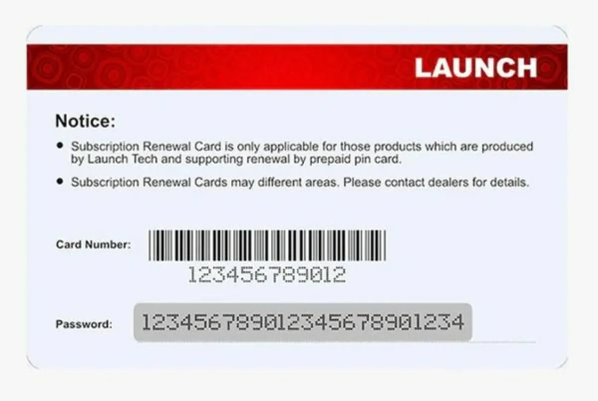Launch X431 update renewal card 24 months - Image 2