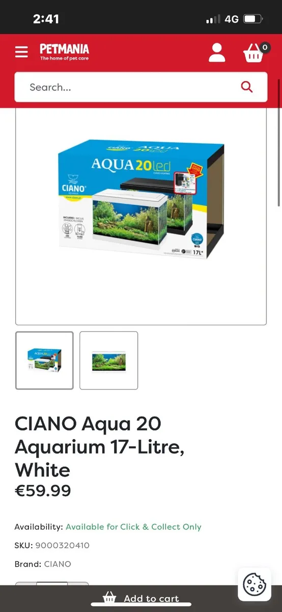 17 litre Fish tank - Image 2