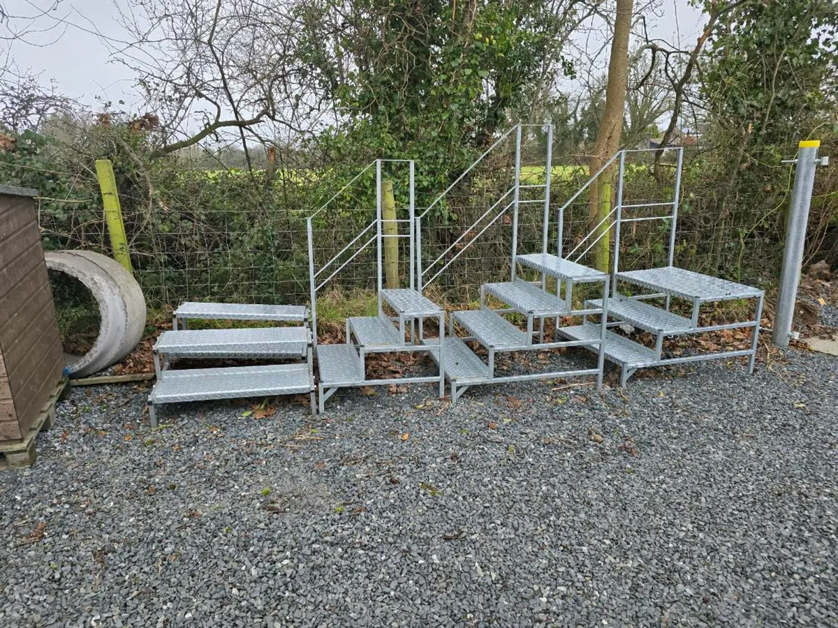 New galvanised steps suit caravan portable cabin - Image 1