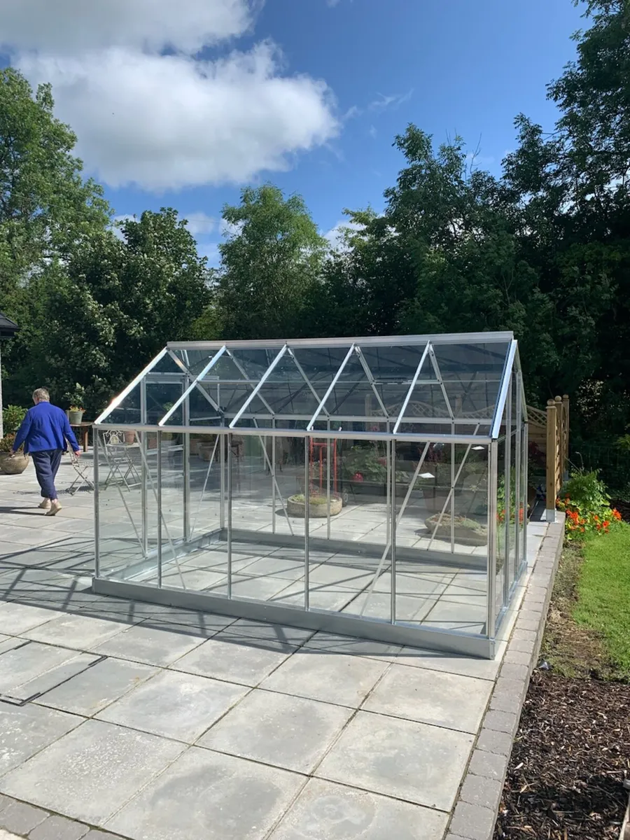 New aluminium greenhouses glasshouse garden growin - Image 3
