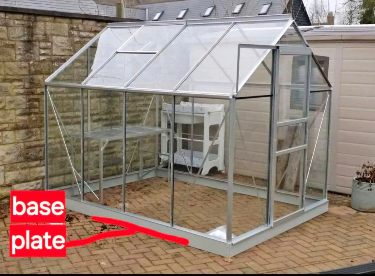 New aluminium greenhouses glasshouse garden growin - Image 4