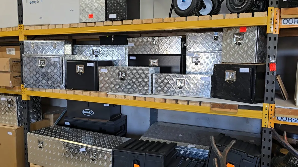 Aluminium Checker Plate toolboxes suit lorries tru - Image 3