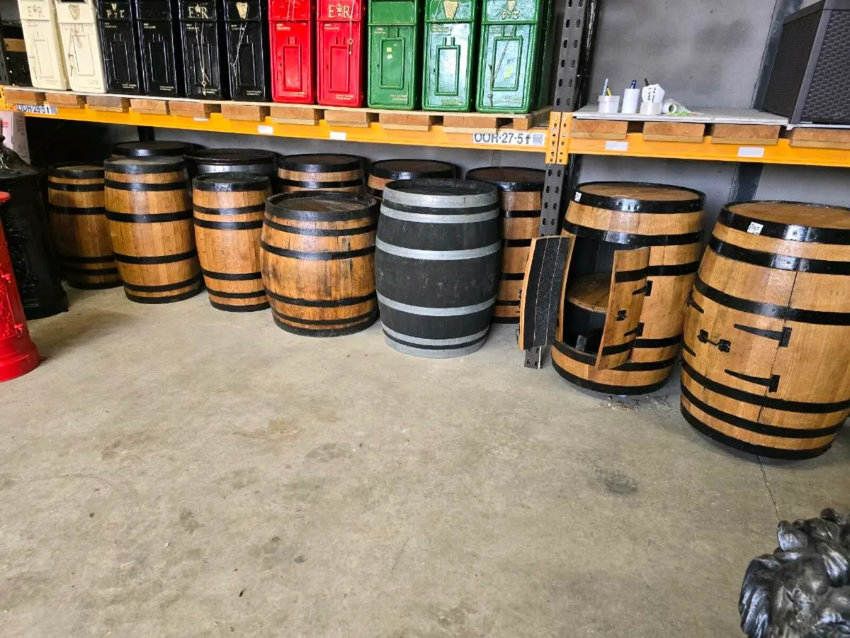 Clean oak barrels suit man cave gamesroom pub beer - Image 2