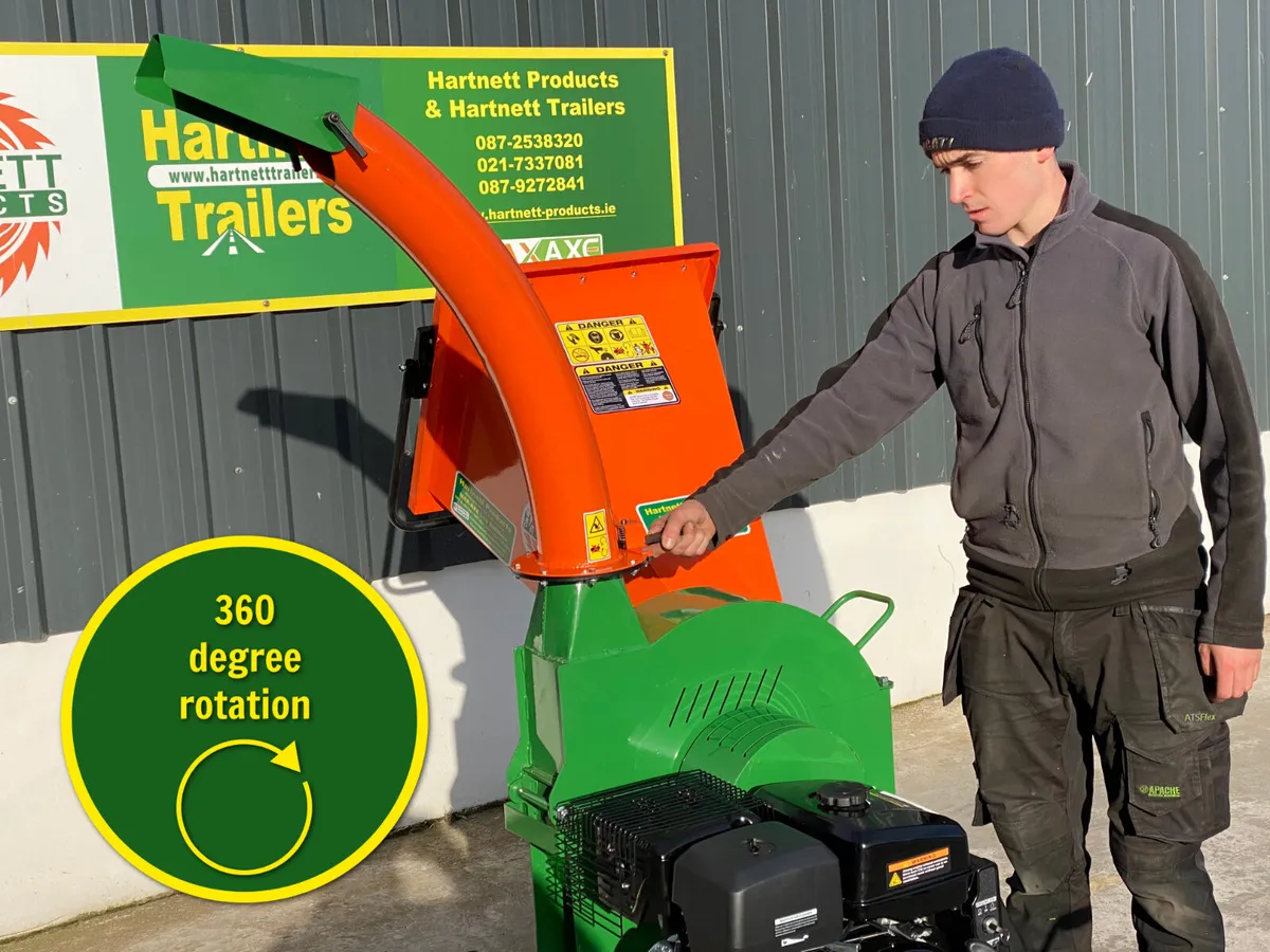 15HP Petrol Wood Chipper 4" - Image 4
