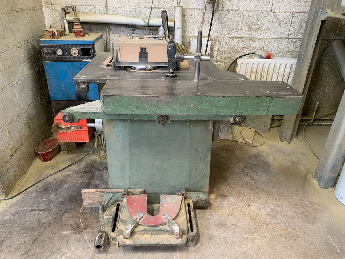 Spindle moulder with sliding carriage - Image 3