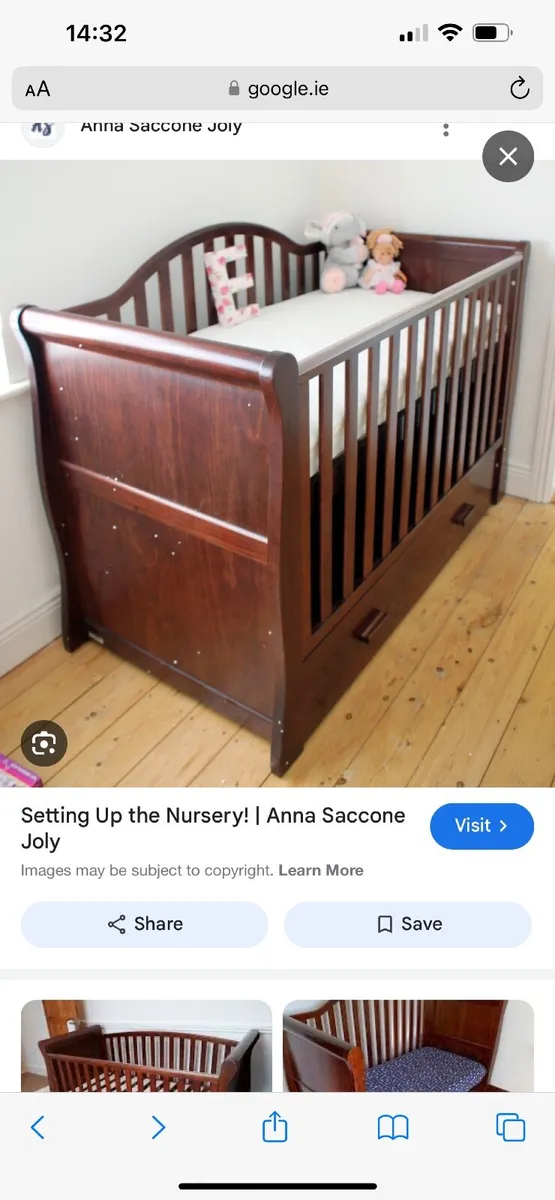 BR baby cot / cotbed - Image 4