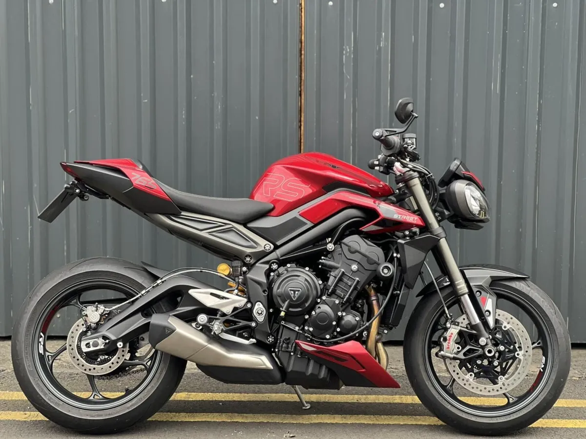 2024 Triumph Street Triple 765RS – Carnival Red - Image 1