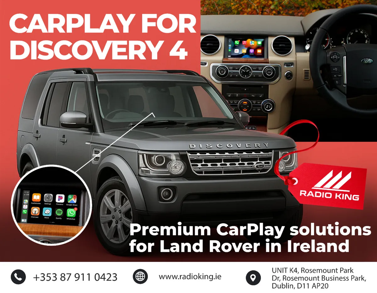 Apple CarPlay Box Upgrade for Land Rover Discovery