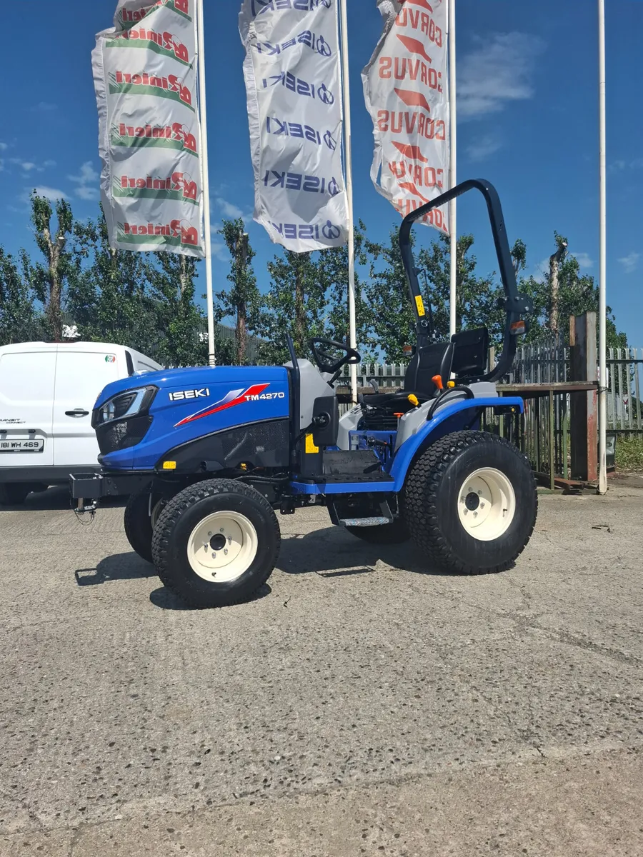 Iseki TM4270 Hydrostatic ROPS Compact Tractor - Image 4