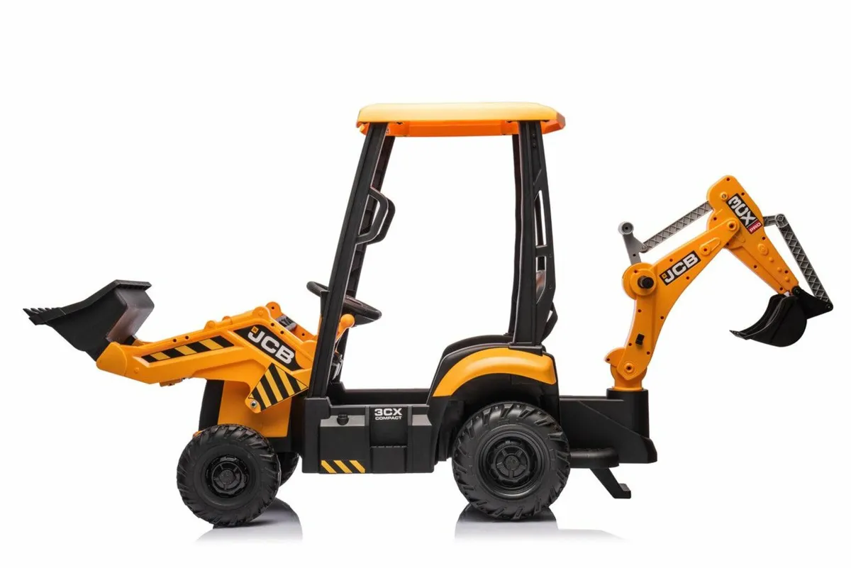 JCB Digger 12V Electric Ride On Tractor Loader - Image 3