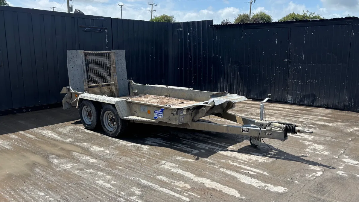 IFor Williams 3.5ton 10ft x 5.5ft Plant Trailer - Image 1