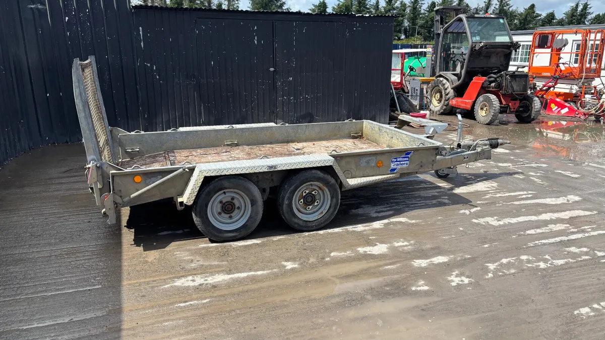 IFor Williams 3.5ton 10ft x 5.5ft Plant Trailer - Image 4