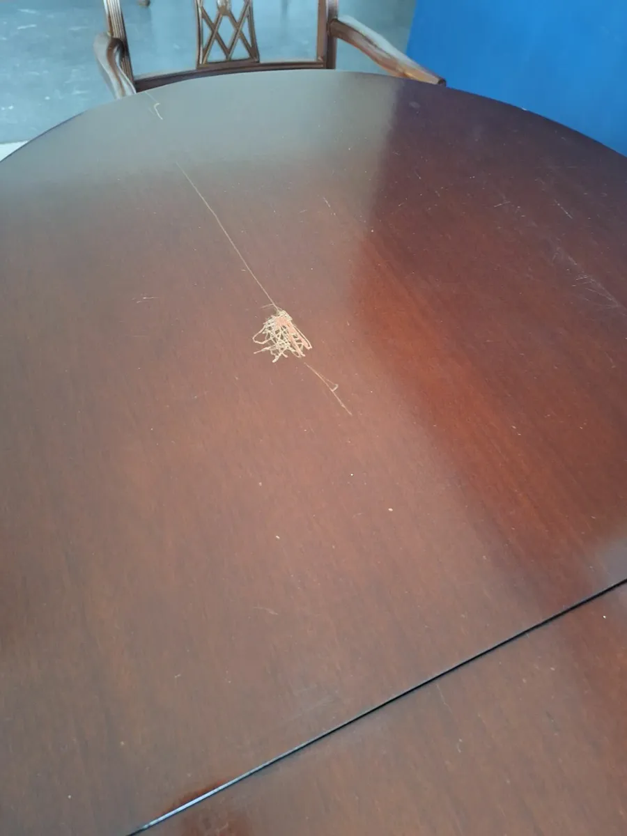 Elegant Mahogany Dining Table & 6 Chairs – €380 - Image 4