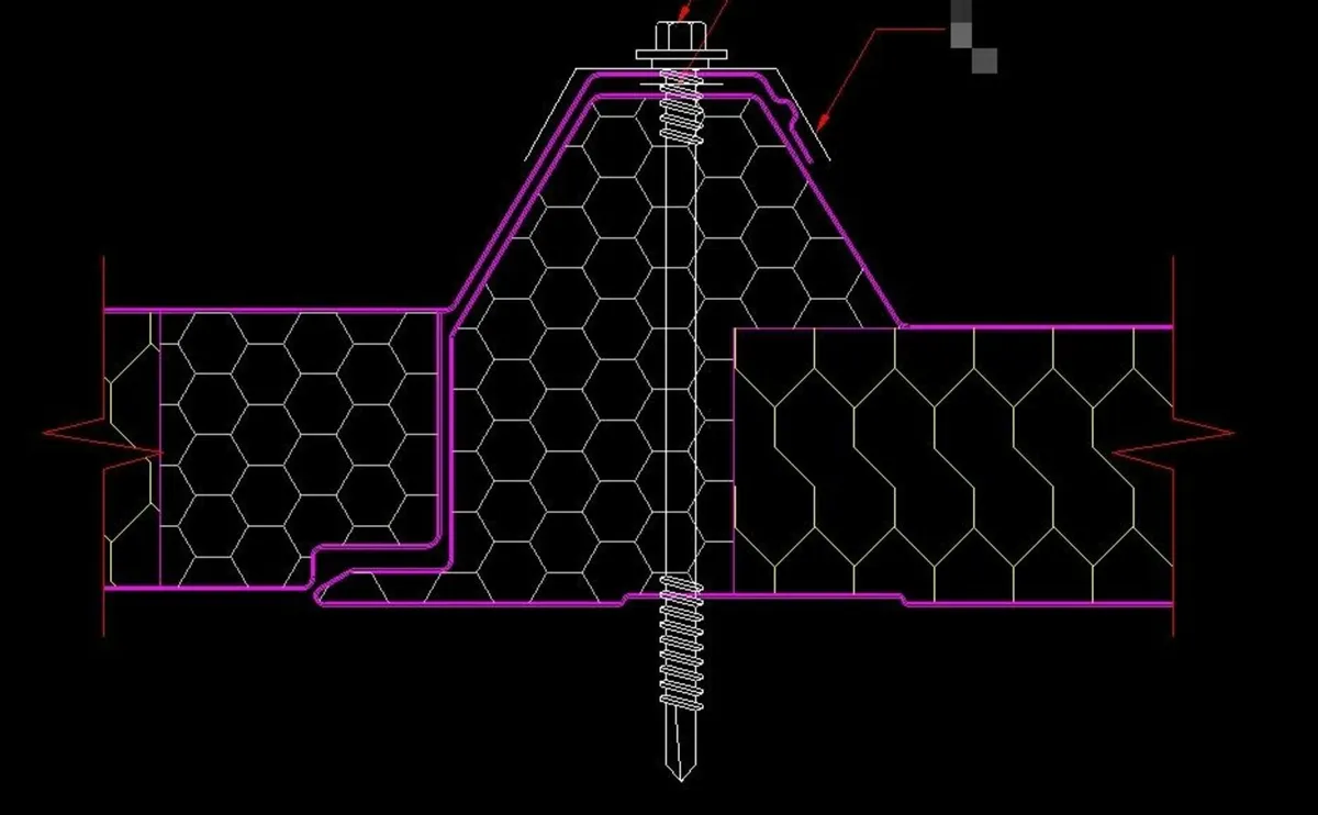 50mm Rockwool Sandwich Panel Roofing Sheets - Image 4