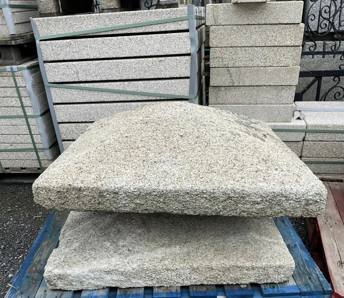 Reclaimed Apex Granite Pier Caps - Image 1