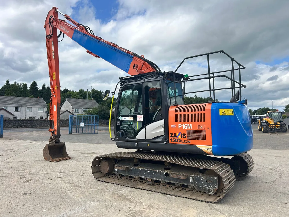 2015 Hitachi ZX130 Long Reach - MULLANS - Image 4