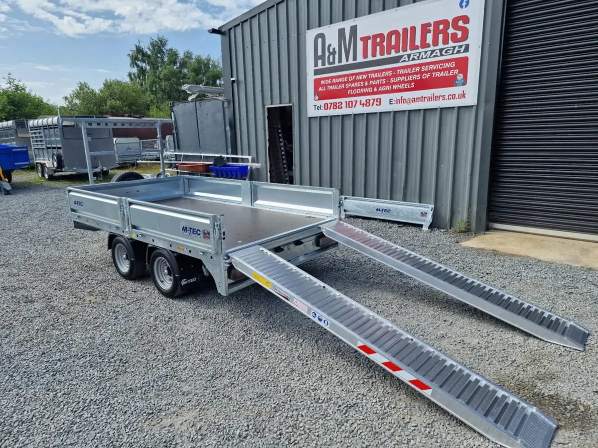 M-Tec flatbed trailer - Image 1