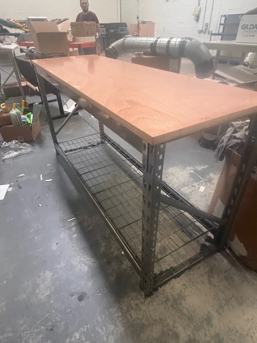 Solid Heavy Duty Workbench 6 x 2 ft - Image 2