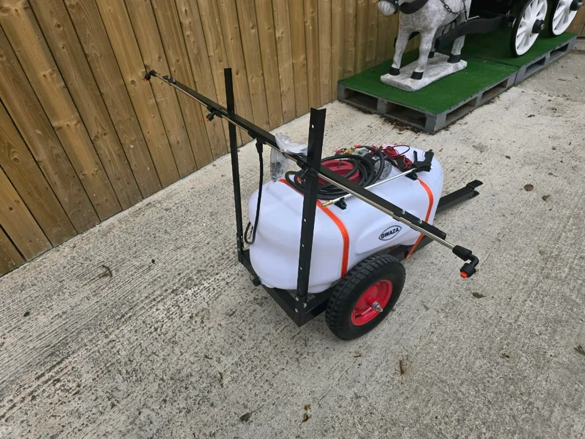 100lt Towable trailer garden weedkiller Sprayer - Image 3