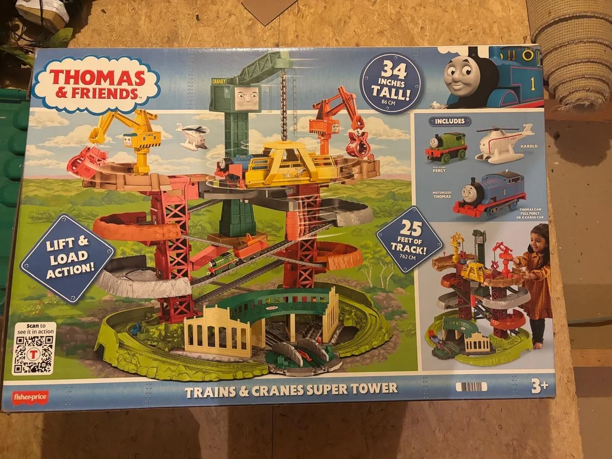 Thomas the Tank Trains & Cranes super Tower - Image 1