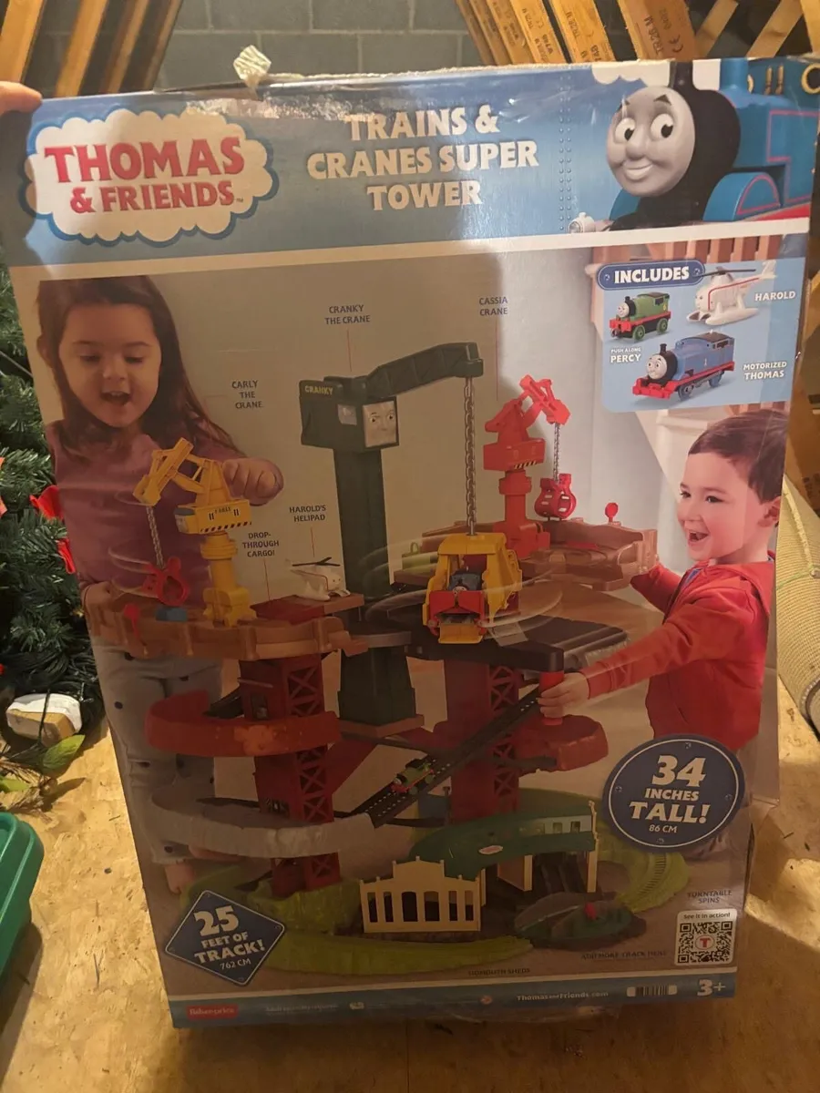 Thomas the Tank Trains & Cranes super Tower - Image 3