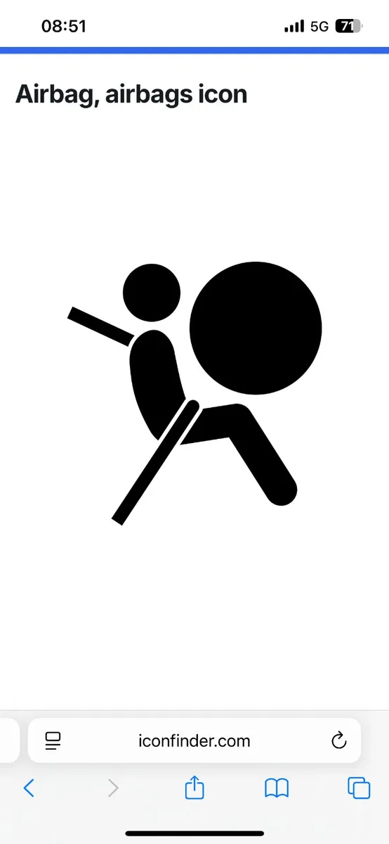 Airbag SRS reset crash impact data - Image 1