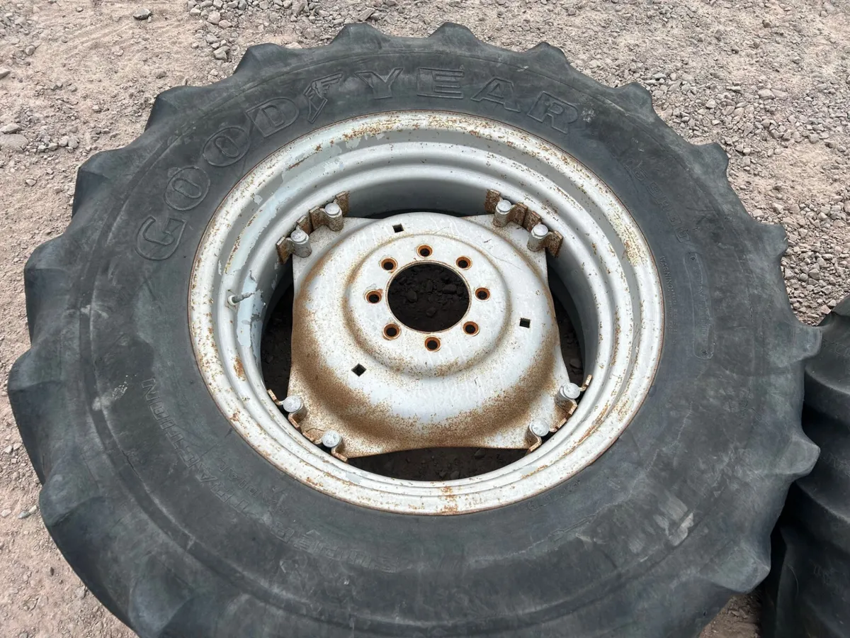 16.9R30 Goodyear Tyres on Shankey rims - Image 2
