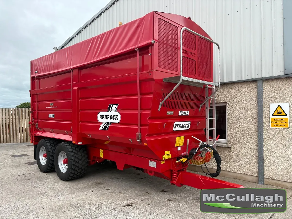 Used Redrock 18ft 14 Tonne Silage/Grain Trailer - Image 1