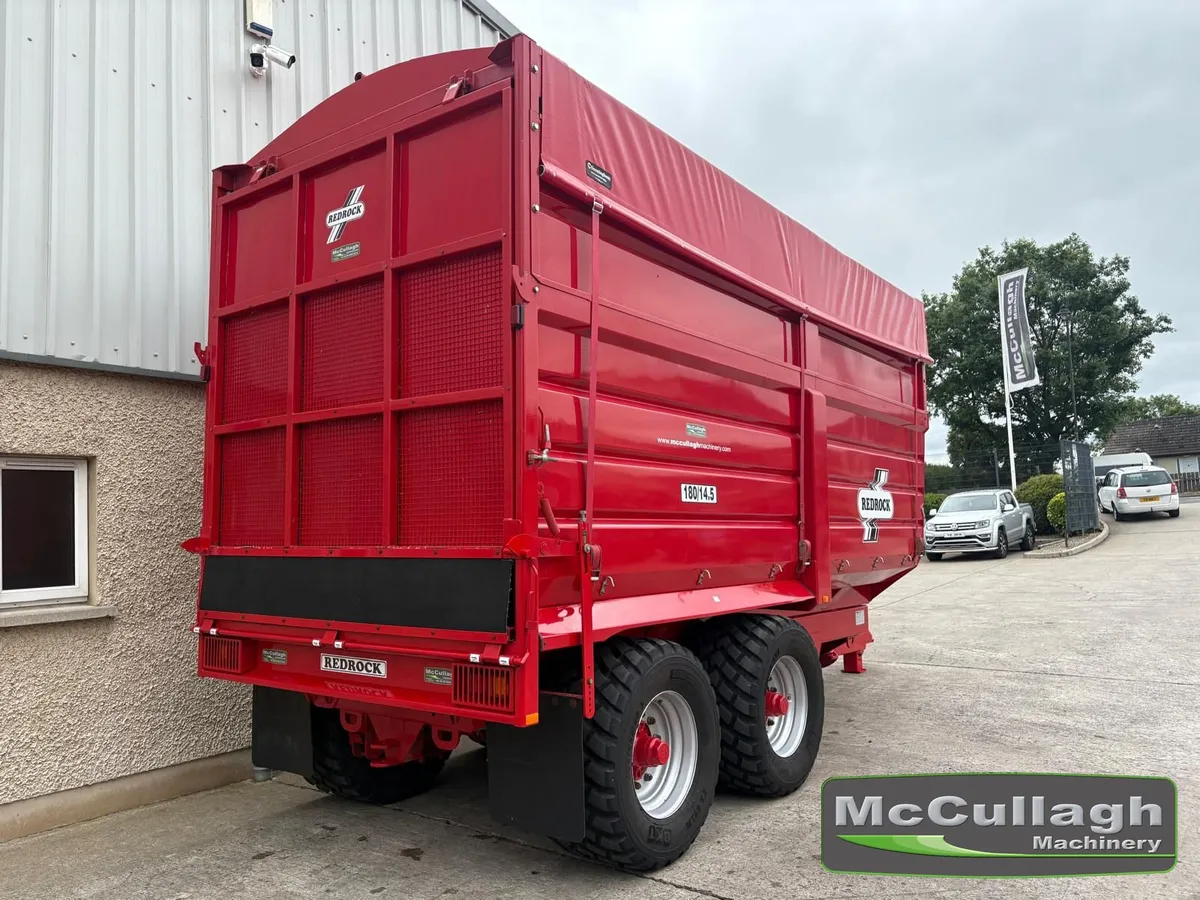 Used Redrock 18ft 14 Tonne Silage/Grain Trailer - Image 2