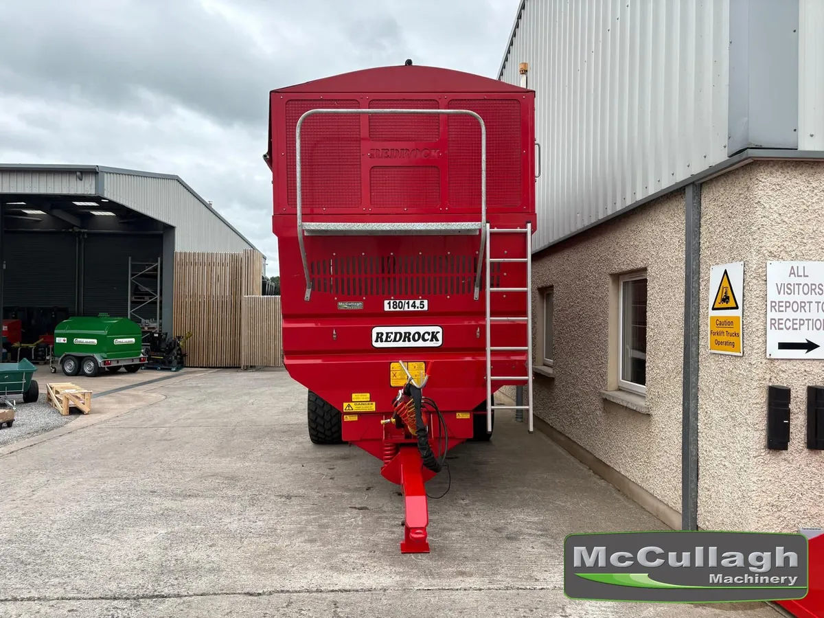 Used Redrock 18ft 14 Tonne Silage/Grain Trailer - Image 4