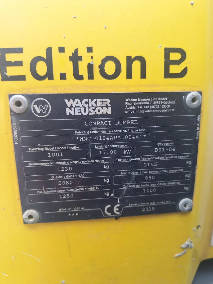 1 ton hi tip LOW HOURS - Image 3