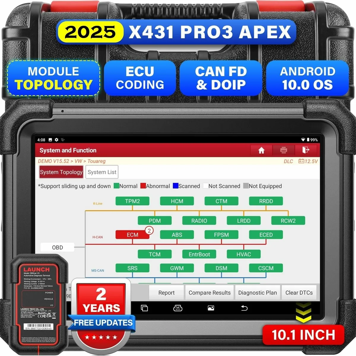 Launch X431 PRO3 APEX 10" Diagnostic Machine - Image 2