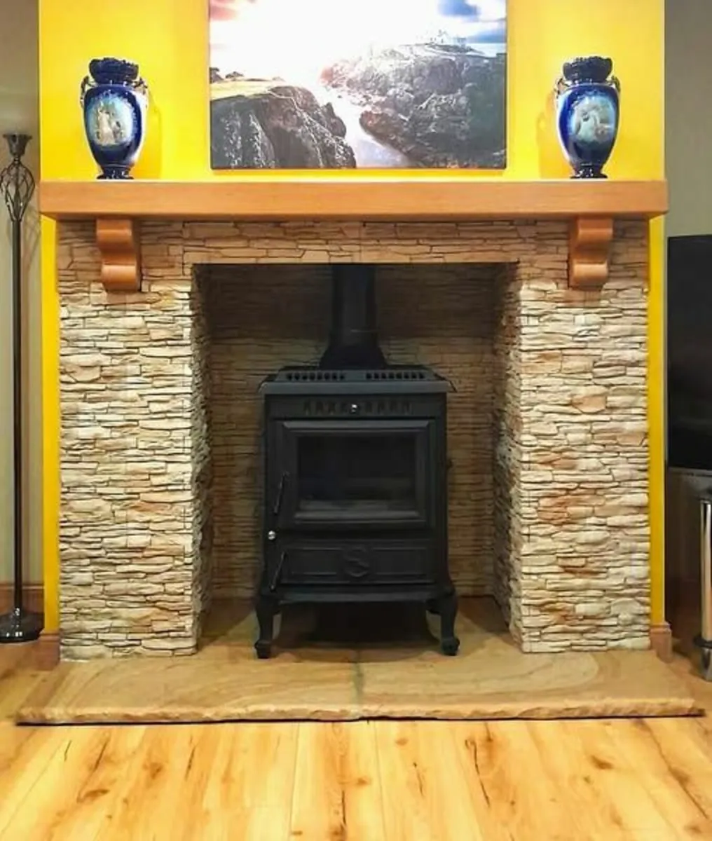 Olymberyl Aidan 21kw Eco Boiler Stove Matt Black - Image 1