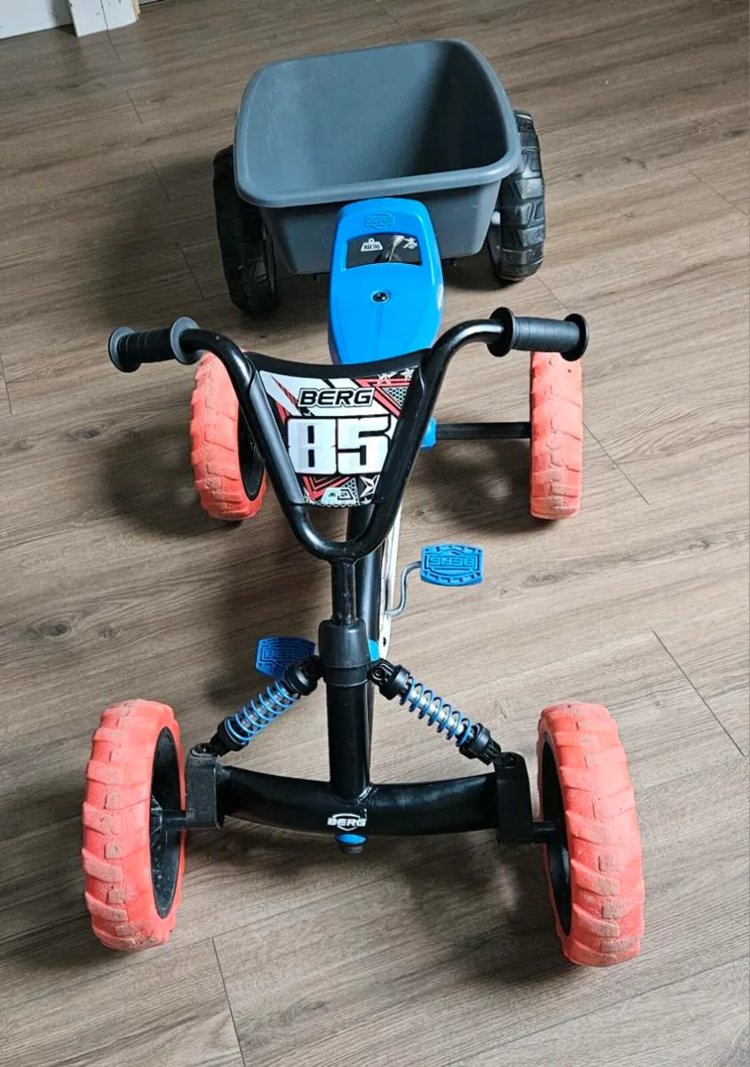 Berg Buzzy Nitro Kart and buzzy trailer - Image 1
