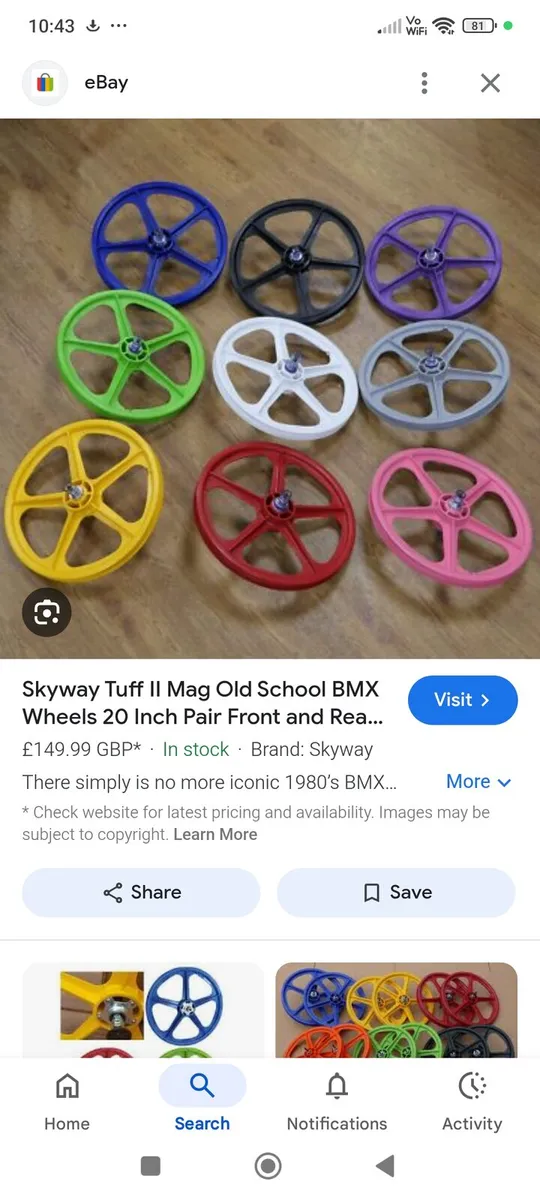 Vintage bicycle, & BMX parts - Image 3