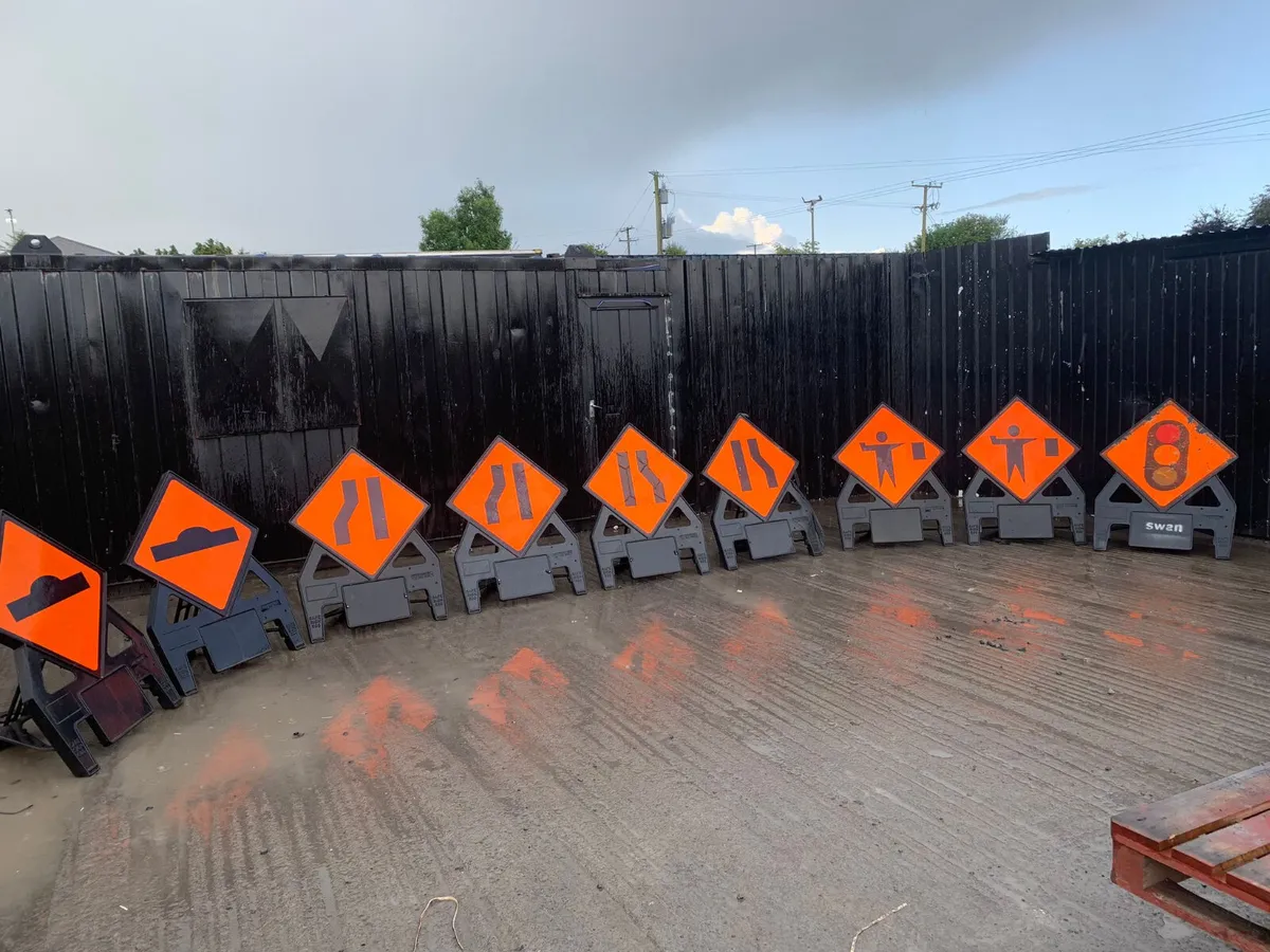 Variety Of Road Construction Signs - Image 2